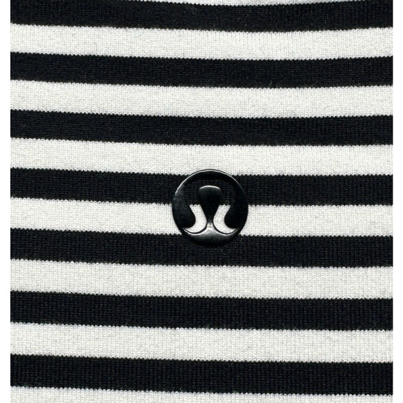 lululemon athletica Black and White Striped Sweatshirt - Picture 2 of 8
